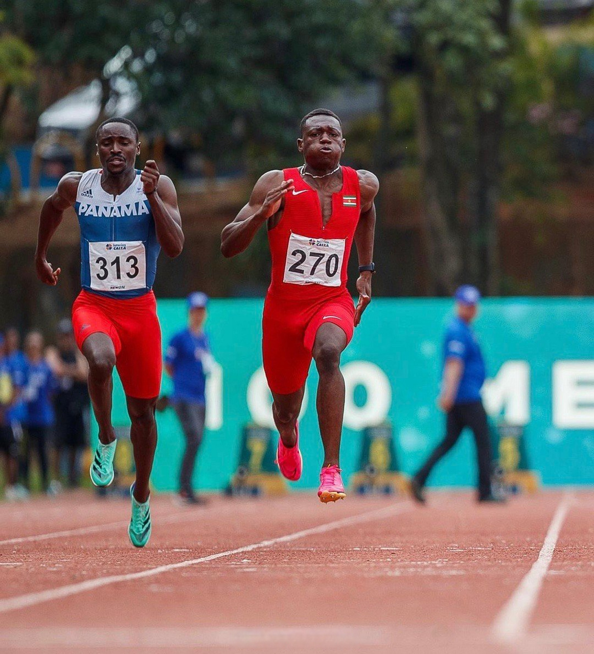 阿根廷田径选手夺得短跑冠军